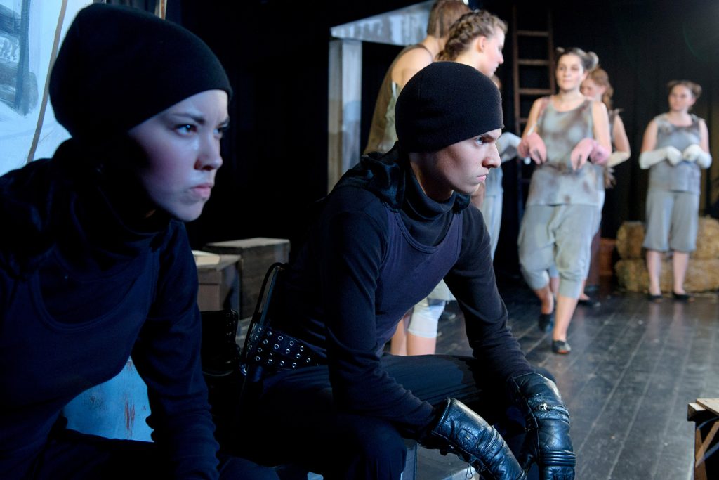 theater im enovum in Lüneburg Stück Farm der Tiere