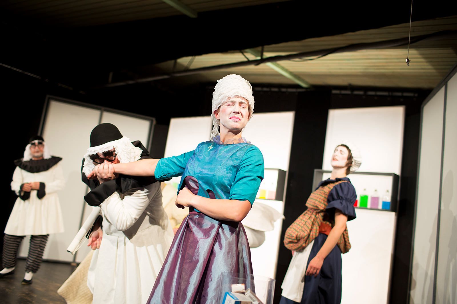 theater im enovum in Lüneburg Aufführung Der eingebildete Kranke