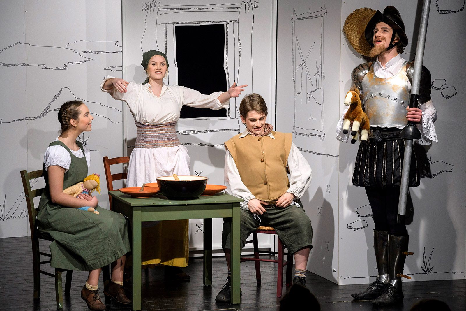 theater im enovum in Lüneburg Premiere Don Quijote