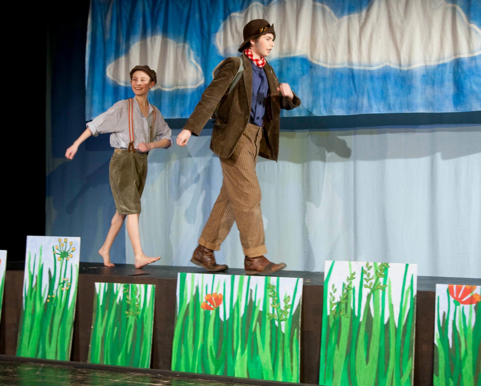 Theatertück im enovum in Lüneburg Rasmus und der Landstreicher